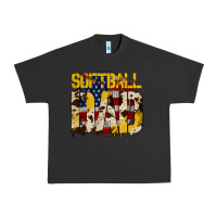 Pigment Black American Softball Dad Urban Heavy Tee - Bettercallsaul