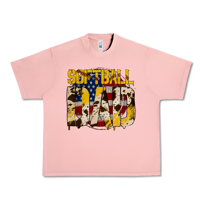 American Softball Dad Urban Heavy Tee by Bettercallsaul | Teevron
