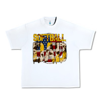 White American Softball Dad Urban Heavy Tee - Bettercallsaul