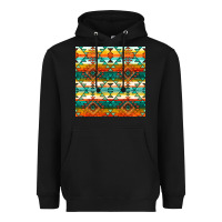 Black native american aztec seamless pattern 1 Heavyweight Hoodie - BundleAndBundleShop