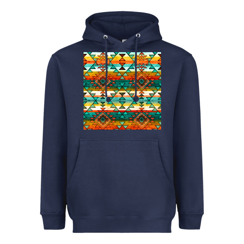 Native American Aztec Seamless Pattern 1 Heavyweight Hoodie by BundleAndBundleShop | Teevron