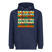 Navy native american aztec seamless pattern 1 Heavyweight Hoodie - BundleAndBundleShop