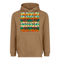 Toasted Coconut native american aztec seamless pattern 1 Heavyweight Hoodie - BundleAndBundleShop