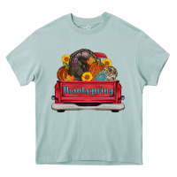 Arona thanksgiving truck turkey pumpkin Heavy Core Tee - AdoDesignShop