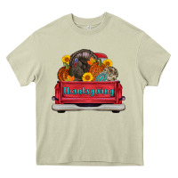 Mossy thanksgiving truck turkey pumpkin Heavy Core Tee - AdoDesignShop