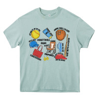 Arona softball mom Heavy Core Tee - MaliasSmallBusiness