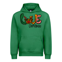 Emerald love Christmas Urban Hoodie - CowhideDigitalArt