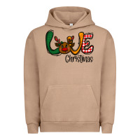 Pigment Burro love Christmas Urban Hoodie - CowhideDigitalArt