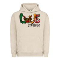 Pigment French Oak love Christmas Urban Hoodie - CowhideDigitalArt