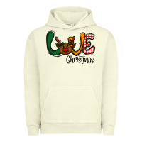 Pigment Pistachio love Christmas Urban Hoodie - CowhideDigitalArt