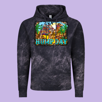 Hump Day Camel And Desert Vintage Hoodie Designed By Barkaloodesign