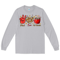 Moon Dust Peace love hot chocolate Long Sleeve Tee - NancyCooperArtShop
