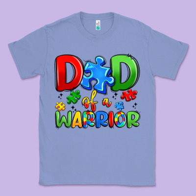 Dad Of A Warrior Classic Tee Designed By Artiststas