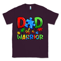 Plum dad of a warrior Classic Tee - Artiststas