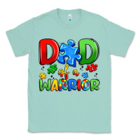 Seafoam dad of a warrior Classic Tee - Artiststas