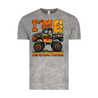 Cloud Rock i'm six this is how i roll monster truck birthday Vintage Tee - Jasminsmagicworld