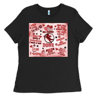 Black funny valentine's day Ladies Tee - MaliasSmallBusiness