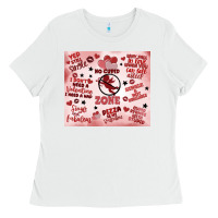 White funny valentine's day Ladies Tee - MaliasSmallBusiness