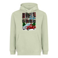 Matcha Small Town Christmas Heavyweight Hoodie - FaDigitalArtStudio