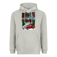 Moon Dust Small Town Christmas Heavyweight Hoodie - FaDigitalArtStudio