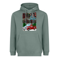 Sage Small Town Christmas Heavyweight Hoodie - FaDigitalArtStudio
