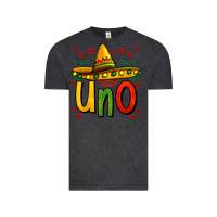 Vintage Black uno my first mexican birthday Vintage Tee - Jasminsmagicworld
