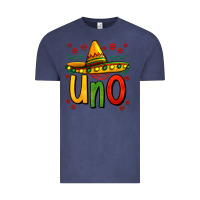 Vintage Denim uno my first mexican birthday Vintage Tee - Jasminsmagicworld