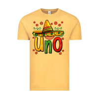 Vintage Mustard uno my first mexican birthday Vintage Tee - Jasminsmagicworld