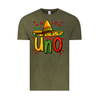 Vintage Olive uno my first mexican birthday Vintage Tee - Jasminsmagicworld