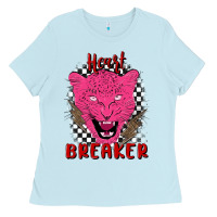 Baby Blue heartbreaker Ladies Tee - MaliasSmallBusiness