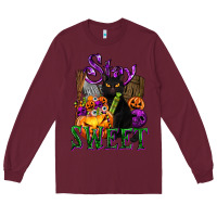 Burgundy Stay Sweet Long Sleeve Tee - texasbilliewilder