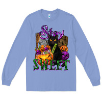 Colony Blue Stay Sweet Long Sleeve Tee - texasbilliewilder