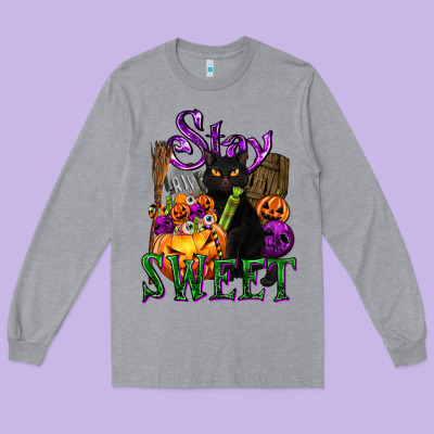 Stay Sweet Long Sleeve Tee Designed By Texasbilliewilder