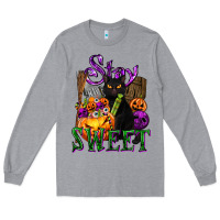 Heather Grey Stay Sweet Long Sleeve Tee - texasbilliewilder