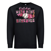 Black in october we wear pink and watch  baseball Premium Sweatshirt - FaDigitalArtStudio