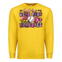 Lemon in october we wear pink and watch  baseball Premium Sweatshirt - FaDigitalArtStudio
