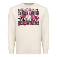 Sandshell in october we wear pink and watch  baseball Premium Sweatshirt - FaDigitalArtStudio