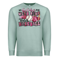 Seafoam in october we wear pink and watch  baseball Premium Sweatshirt - FaDigitalArtStudio