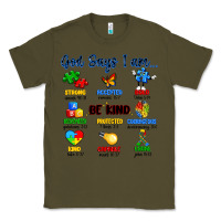 Army Green god says i am autism Classic Tee - Artiststas