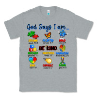 Heather Grey god says i am autism Classic Tee - Artiststas