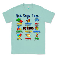 Seafoam god says i am autism Classic Tee - Artiststas