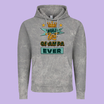 World's Best Grampa Ever Vintage Hoodie Designed By Jasminsmagicworld