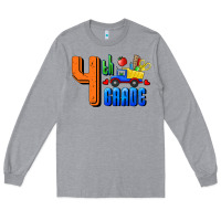 Heather Grey Fourth Grade Long Sleeve Tee - RanaPortraitStore