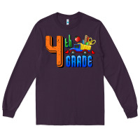 Plum Fourth Grade Long Sleeve Tee - RanaPortraitStore