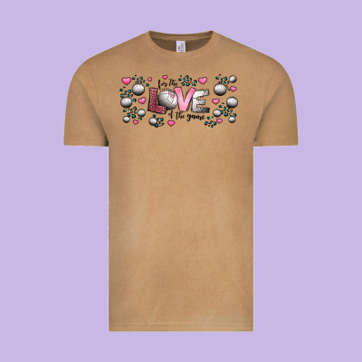 For The Love Of The Game  Volleyball Vintage Tee Designed By Jasminsmagicworld