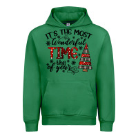 Emerald IT THE MOST WONDERFUL TIME the of year Urban Hoodie - CowhideDigitalArt