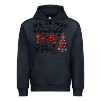 Navy IT THE MOST WONDERFUL TIME the of year Urban Hoodie - CowhideDigitalArt