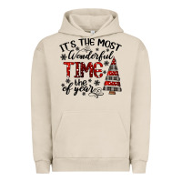 Pigment French Oak IT THE MOST WONDERFUL TIME the of year Urban Hoodie - CowhideDigitalArt