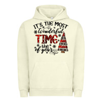Pigment Pistachio IT THE MOST WONDERFUL TIME the of year Urban Hoodie - CowhideDigitalArt