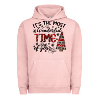 Pigment Salmon IT THE MOST WONDERFUL TIME the of year Urban Hoodie - CowhideDigitalArt